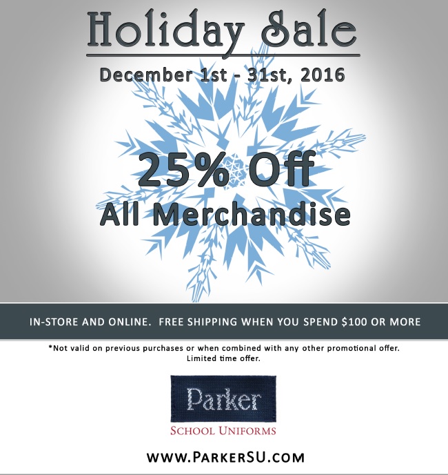 parker school uniforms coupon